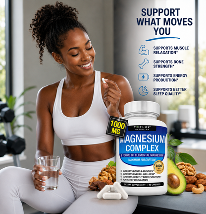 Toplux Magnesium Complex 8 Essential Magnesium Supplement